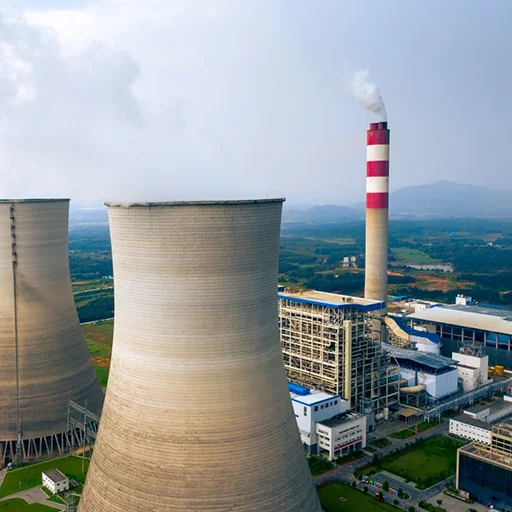 Power plant industry application for finned tube heat exchangers